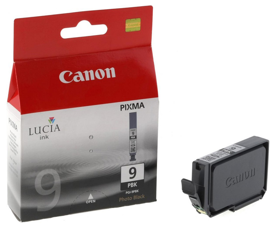 фото Картридж для струйного принтера canon pgi-9pbk (1034b001) черный, оригинал