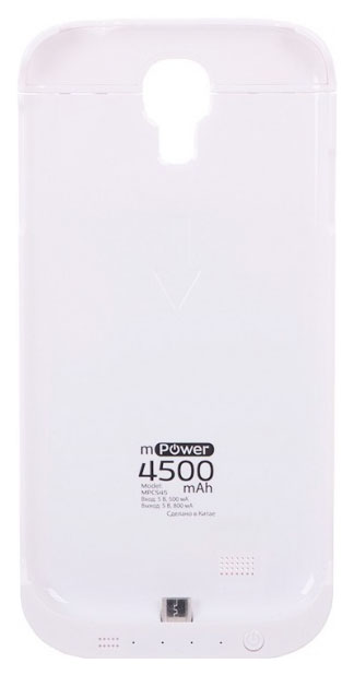 Чехол-аккумулятор Gmini mPower Flip cover Case MPCS45F для Samsung Galaxy S4 White