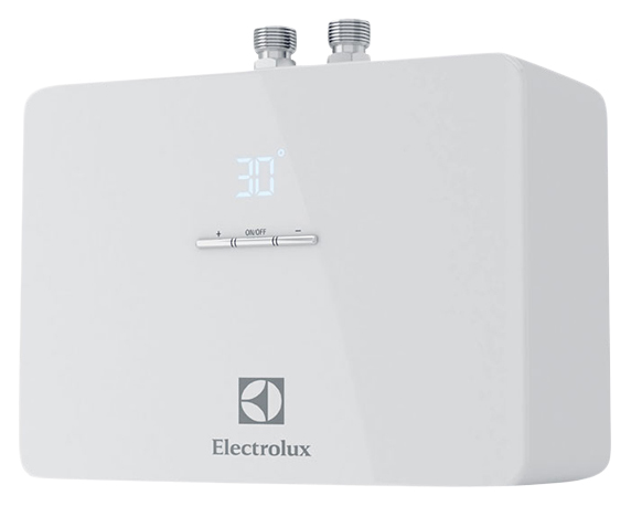 фото Водонагреватель проточный electrolux np6 aquatronic white