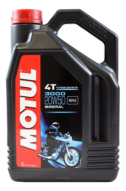 фото Моторное масло motul 3000 4t 20w-50 4л