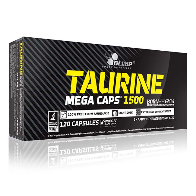 Энергетик Olimp Taurine Mega Caps, 120 капсул, unflavoured