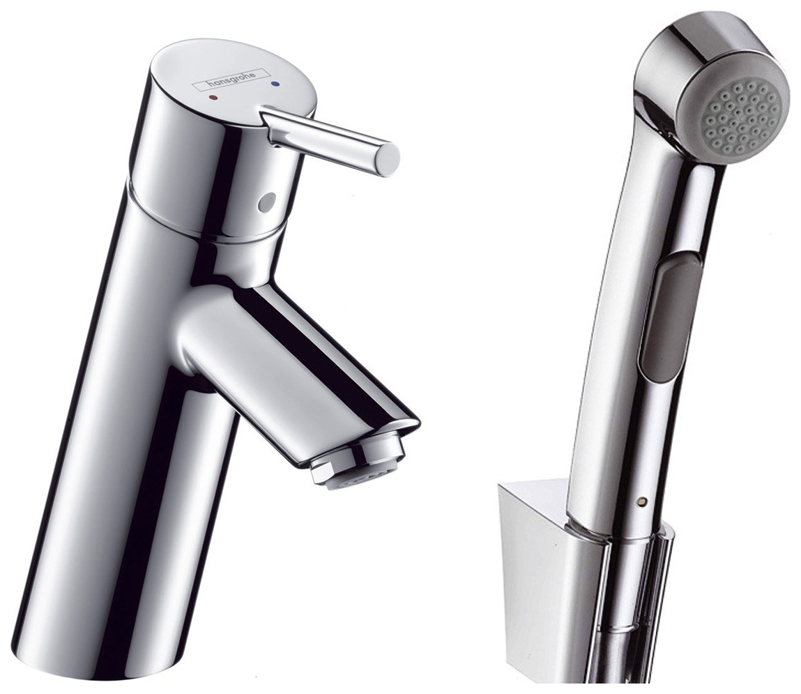 

Смеситель с гигиеническим душем Hansgrohe 32140000