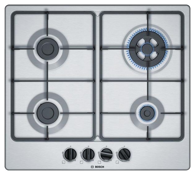 

Встраиваемая варочная панель газовая Bosch PGH6B5B60R White, PGH6B5B60R