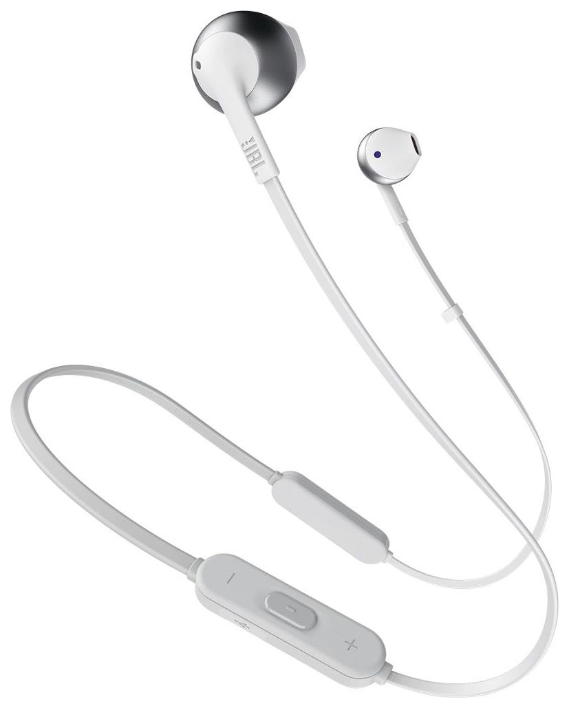 фото Беспроводные наушники jbl tune 205 bt white/silver