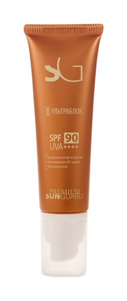 Солнцезащитный крем-ультраблок SPF 90, UVA**** Premium Sunguard