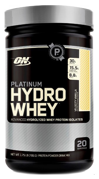 фото Протеин optimum nutrition platinum hydrowhey, 795 г, velocity vanilla