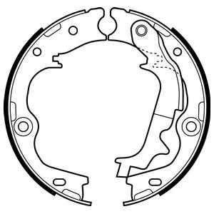 

Тормозные колодки барабанные Delphi LS2083