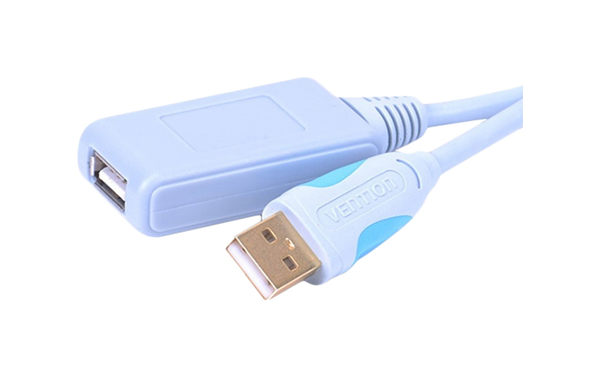 фото Кабель vention usb a-usb a, m-f 15м blue (vas-c01-s1500)