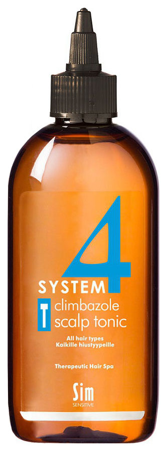 фото Тоник для волос sim sensitive system 4 therapeutic climbazole scalp t 200 мл