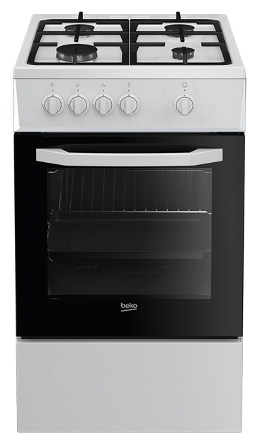 фото Газовая плита beko fsg 32001 w white