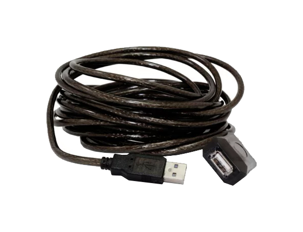 фото Кабель flextron usb a-usb a, m-f 20м black (cu2-act-20-01-p1)