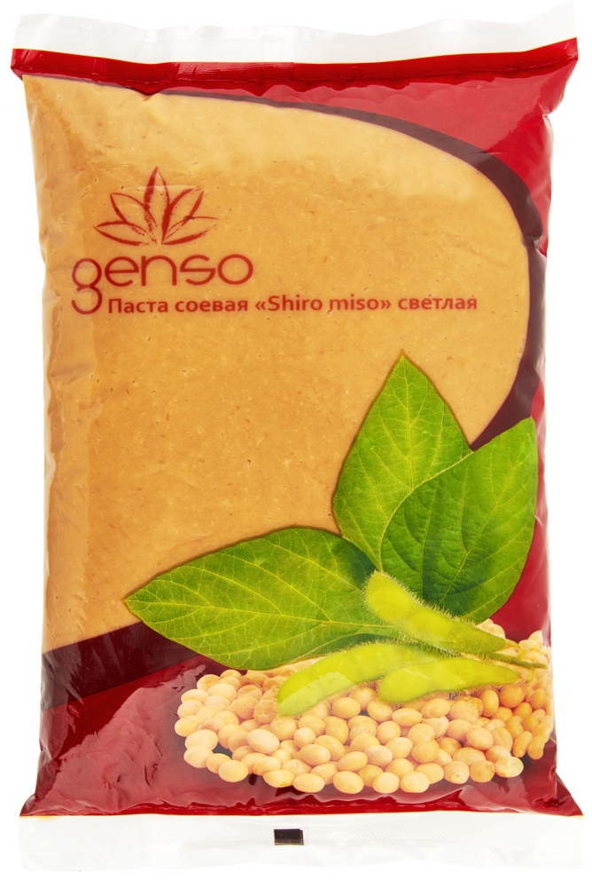 Паста соевая Мисо светлая Genso Shiro miso 1 кг