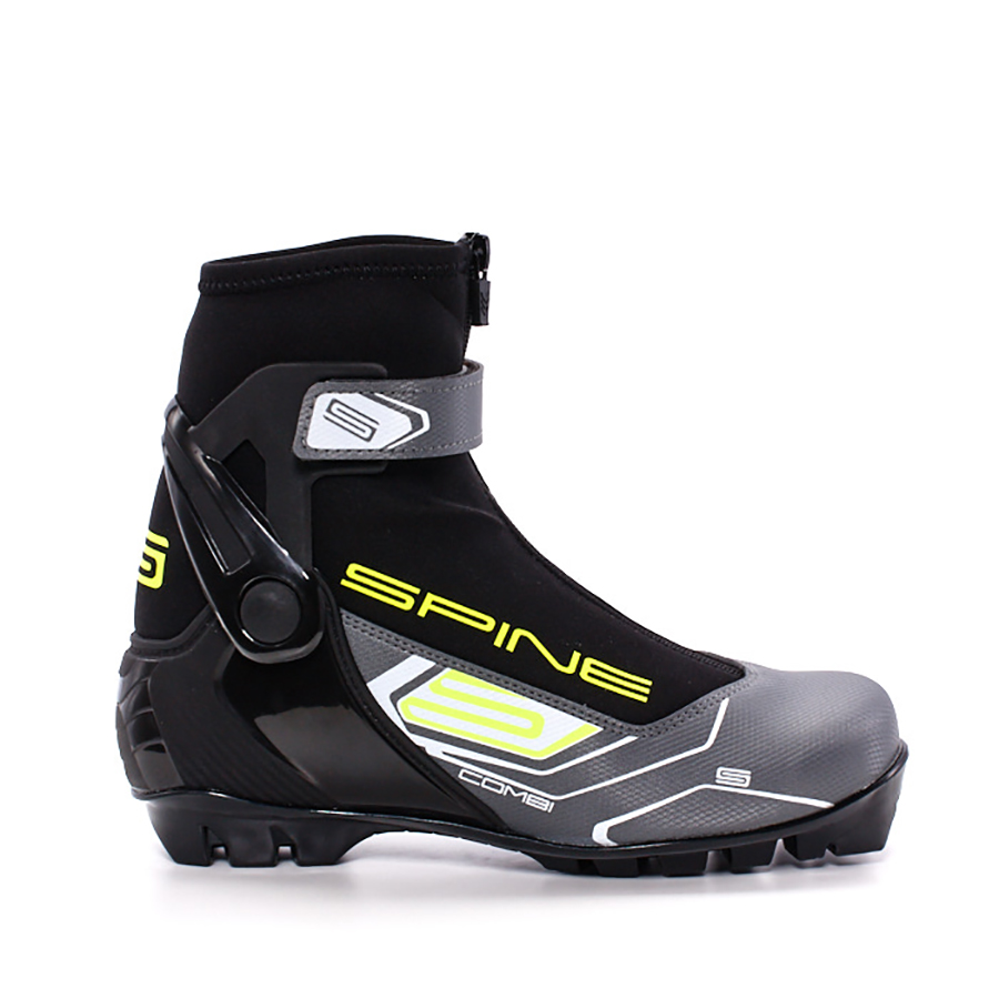 фото Ботинки для беговых лыж spine combi 468 sns 2019, black/blue/lime, 44