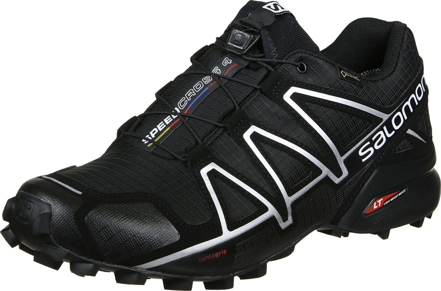 фото Кроссовки мужские salomon speedcross 4 gtx черные 10 uk