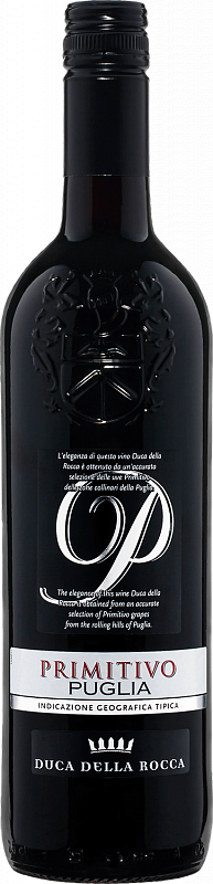 

Вино Duca della Rocca Primitivo Puglia IGT Contri Spumanti
