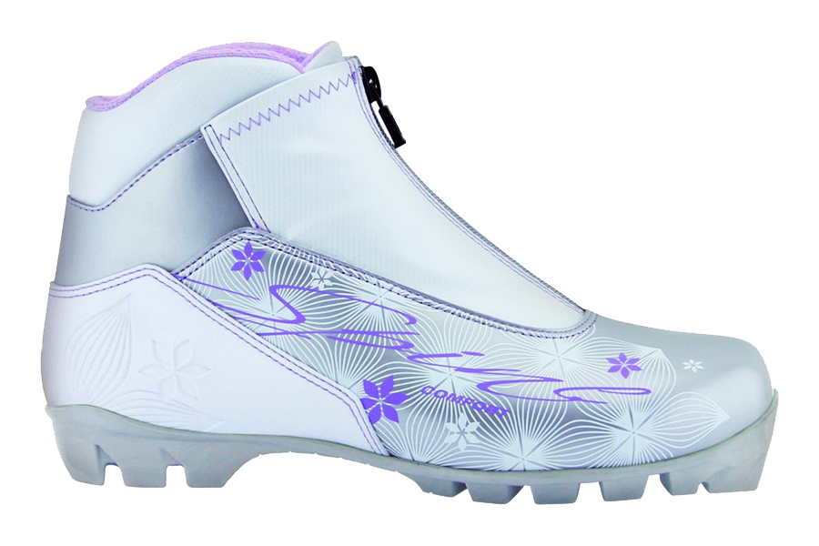 фото Ботинки для беговых лыж spine comfort 83/4 nnn 2019, purple/white, 38