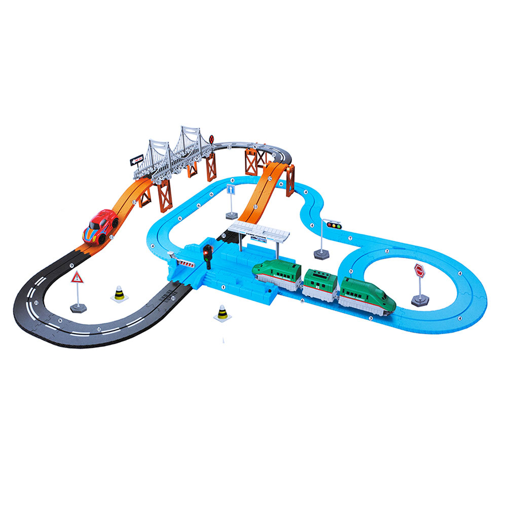 

Детский трек Megapolis 2491-8870-2 69 деталей, 2491-8870-2