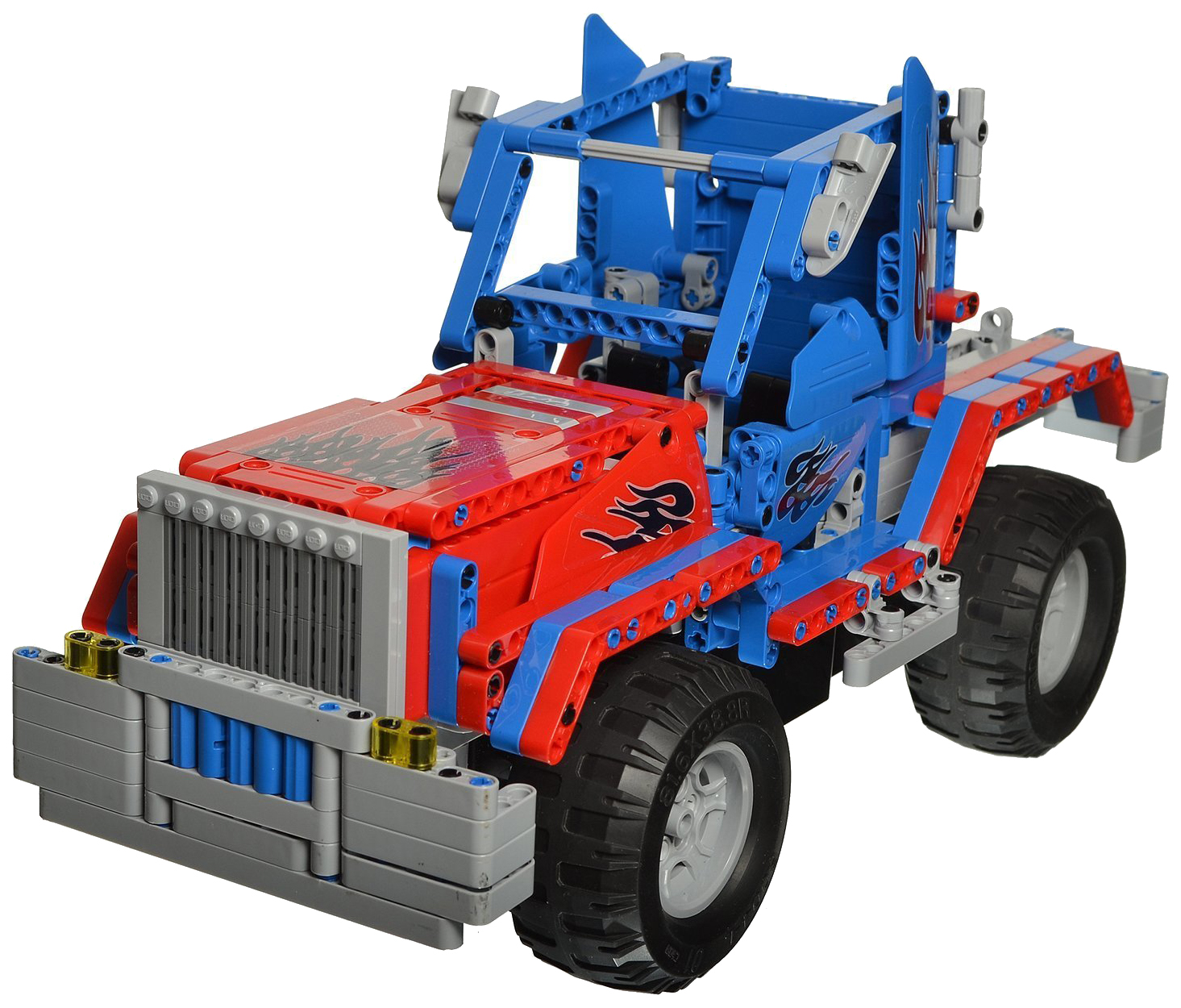 фото Конструктор 2 в 1 "радиоуправляемый грузовик" (на аккум.), 531 деталь double eagle