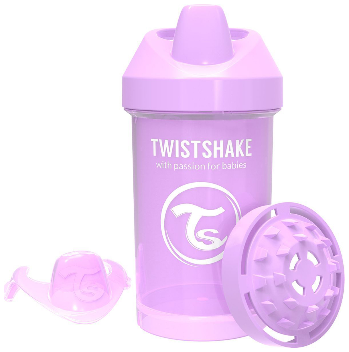 

Поильник Twistshake Crawler Cup пастельный фиолетовый Pastel Purple 300 мл