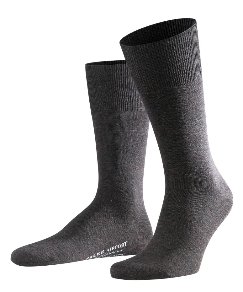 

Носки мужские FALKE Airport SO коричневые 43-44, Airport SO