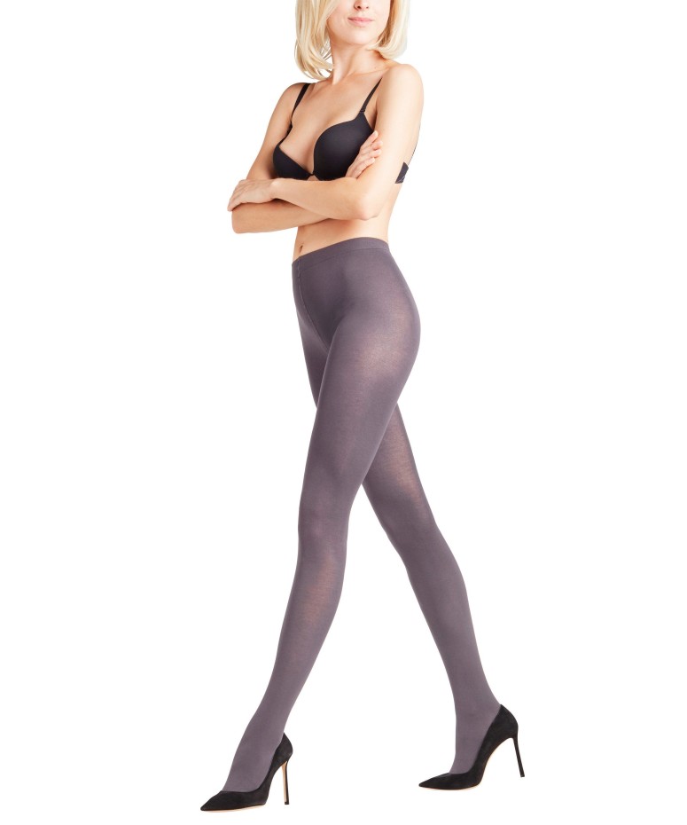 

Колготки женские FALKE Cotton Touch TI серые 1 (44-46), Cotton Touch TI