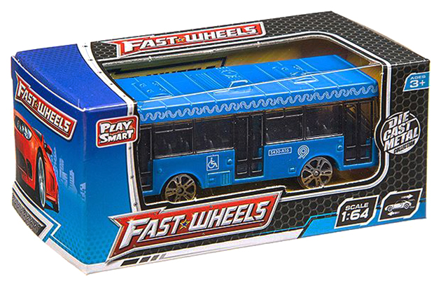 

Трамваи и автобусы Play Smart Fast Wheels 1:64, в ассортименте