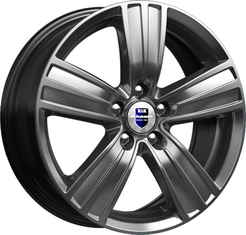 

Колесный диск K&K да Винчи-оригинал КС608 6,5/R16 5*114,3 ET38 d67,1 Дарк платинум r72791, Серый;серебристый, да Винчи-оригинал (КС608)
