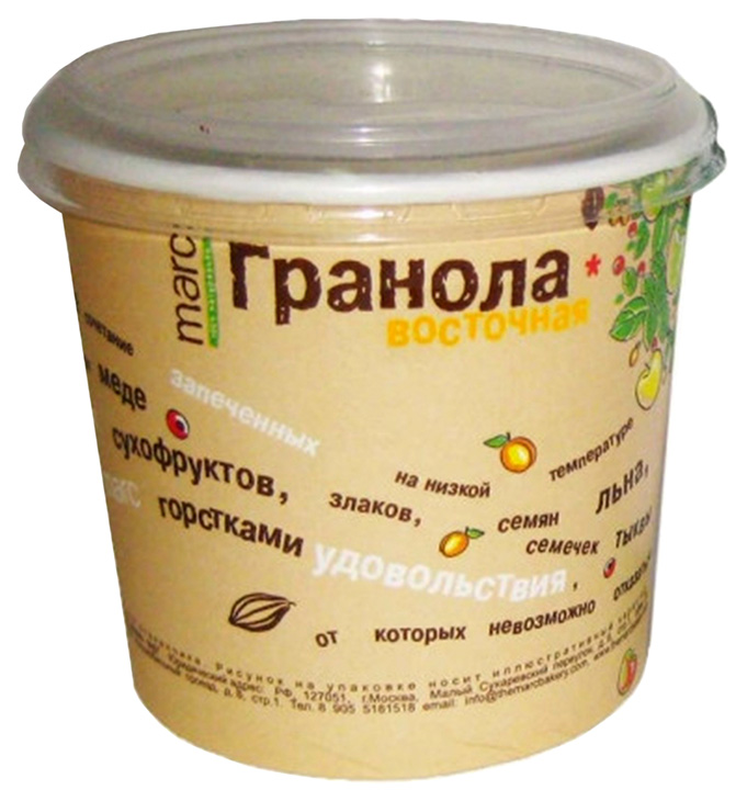 

Гранола восточная Marc курага миндаль 100% натурально