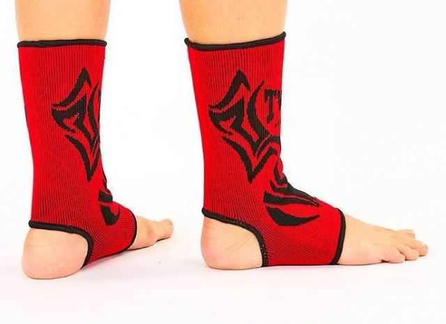 

Защита голени и стопы Twins Ankle Guards FAG1 красная L, Ankle Guards FAG1