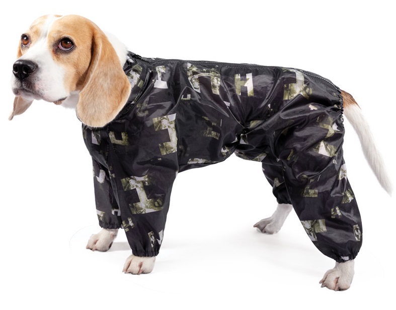 фото Комбинезон-дождевик для собак gamma бигль, длина спины 37 см
