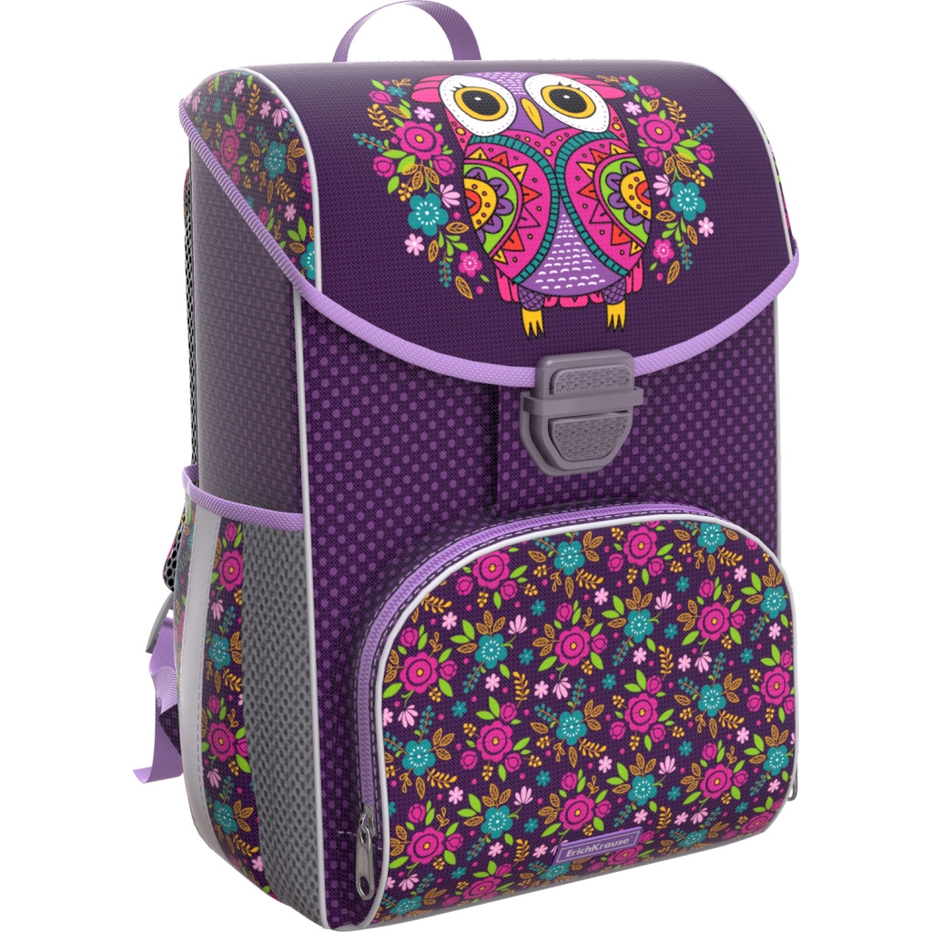 

Ранец детский ErichKrause ® ErgoLine® 15L Flower Owl