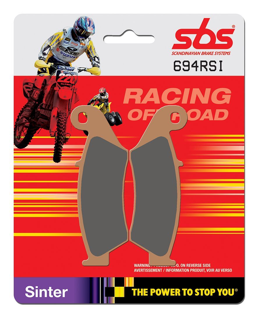 

Тормозные колодки передние SBS 694RSI для SUZUKI DRZ 400, RMZ 450 05-19, RMZ250 04-19