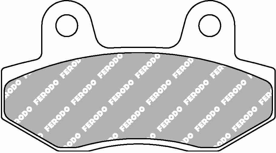 Тормозные колодки барабанные передние/задние Ferodo FSB730 для мотоциклов