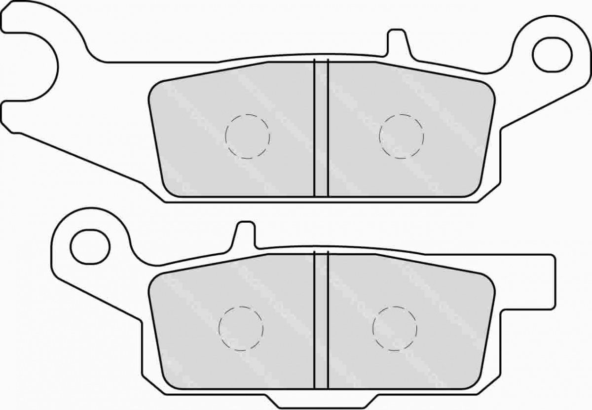фото Тормозные колодки передние ferodo fdb2230sg для мотоциклов