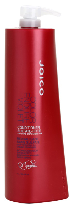 Кондиционер Joico Color Endure Violet Conditioner for toning blonde or gray hair 1000 мл кондиционер фиолетовый для осветленных и седых волос color endure violet conditioner for toning blonde or gray hair