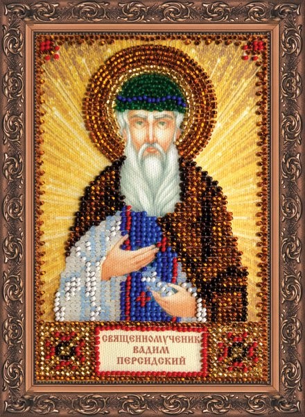 

Вышивка бисером Абрис Арт AАМ-059 Св.Вадим 10x15 см