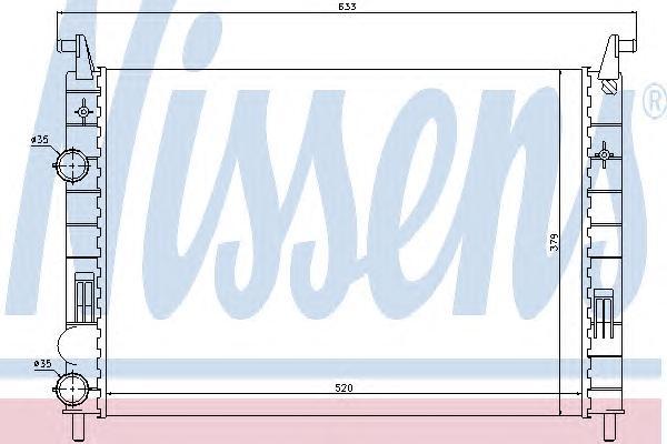 

Радиатор Nissens 61683