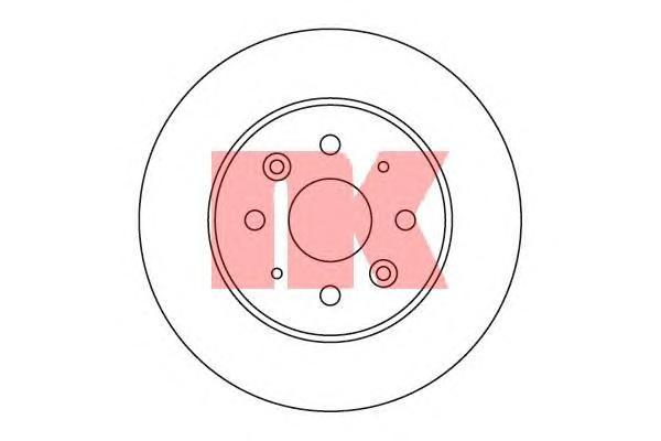 фото Тормозной диск nk 203516