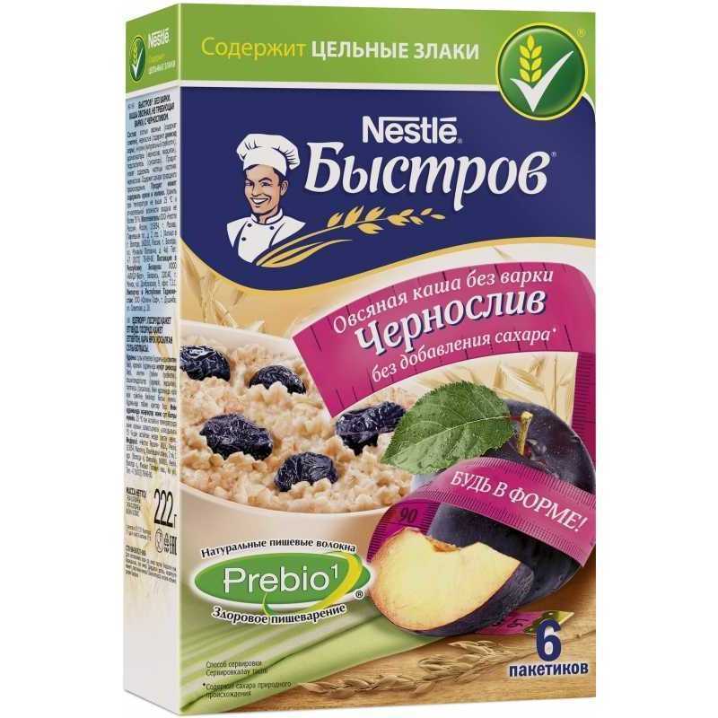 Овсяная каша быстров вес