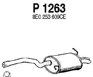 Глушитель выхлопной системы FENNO P1263