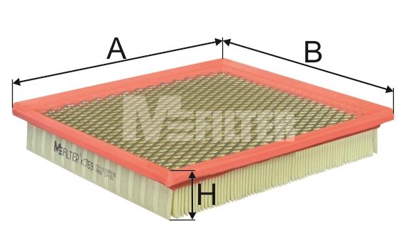 

Фильтр воздушный MFILTER K 769