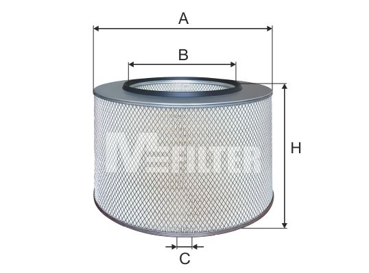 

Фильтр воздушный MFILTER A 808