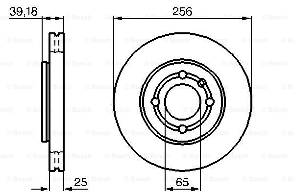 фото Тормозной диск bosch 0986479054