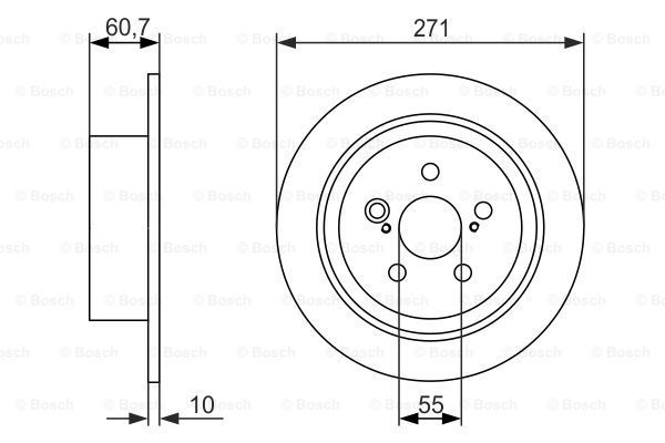 фото Тормозной диск bosch 0986479613