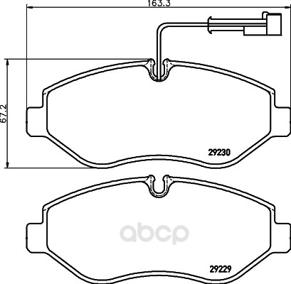 

Тормозные колодки HELLA PAGID/BEHR 8DB355005611