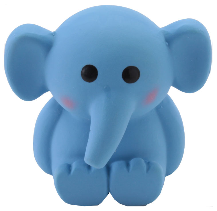 Жевательная игрушка для собак Tarky Слон, синий, 5,7 см