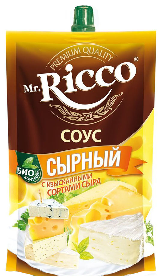 фото Соус сырный mr.ricco с изысканными сортами сыра 210 г