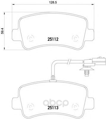 

Тормозные колодки HELLA PAGID/BEHR дисковые 8DB355015301