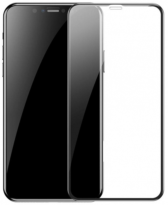 Защитное стекло Baseus Curved-Screen Protector 0,23mm для iPhone XR (Black)