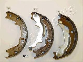 

Тормозные колодки Japanparts барабанные 170x32 GFK16AF